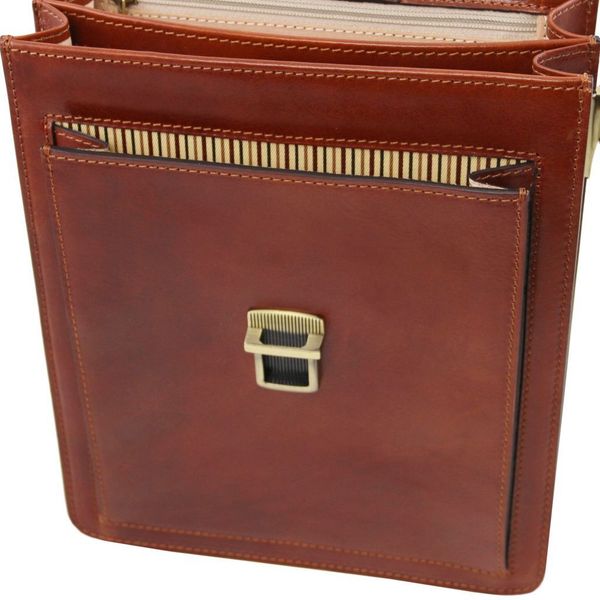 David - шкіряна сумка над плечем - великого розміру TL141424 коричневий TL141424 фото