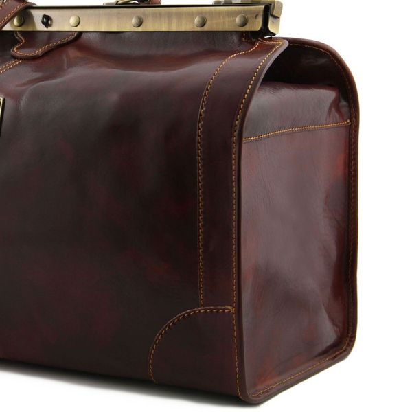 Madrid - шкіряна сумка Gladstone - великого розміру TL1022 коричневий TL1022 фото