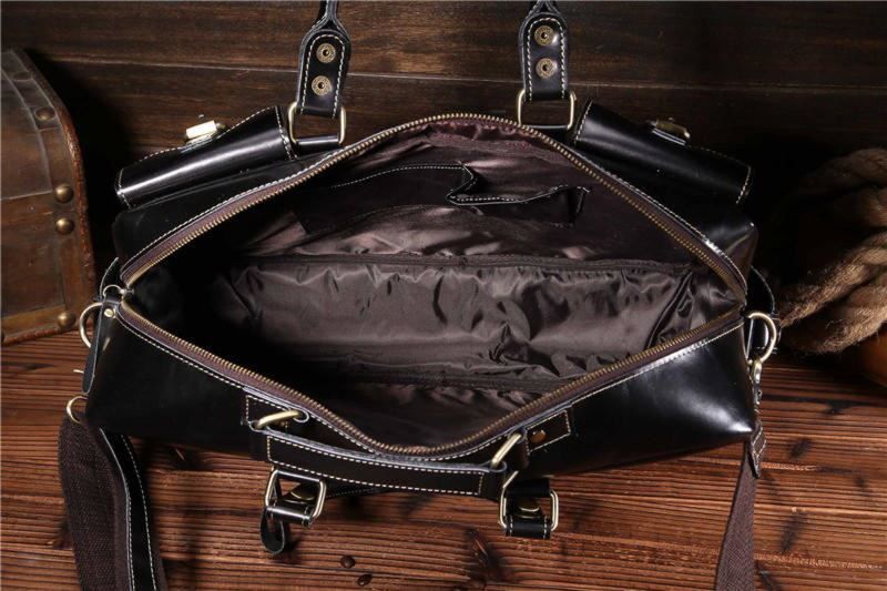 Стильна шкіряна сумка, колір чорний, Bexhill 7028A bx7028A фото