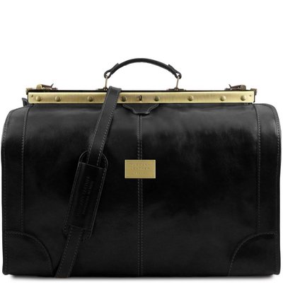 Madrid - шкіряна сумка Gladstone - великий розмір TL1022 Чорний TL1022 фото