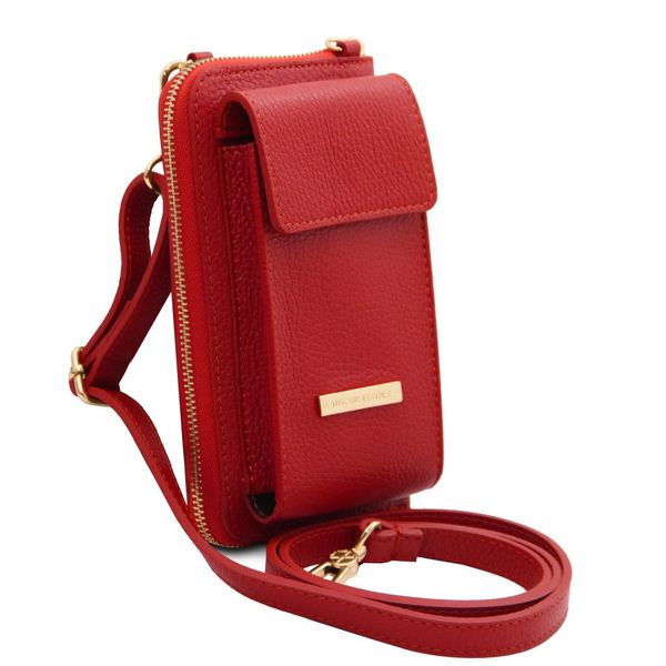 TL Bag - шкіряний гаманець з ремінцем TL142323 Помада червона TL142323 фото