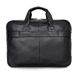 Стильна шкіряна сумка для ноутбука, чорний колір John McDee JD7367A JD7367A фото 2