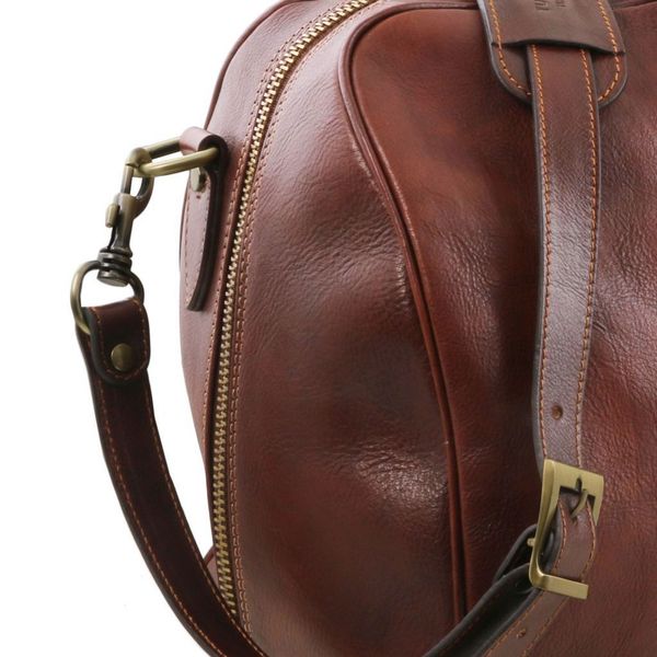 Lisbona - Дорожня шкіряна сумка невеликий розмір TL141658 коричневий TL141658 фото