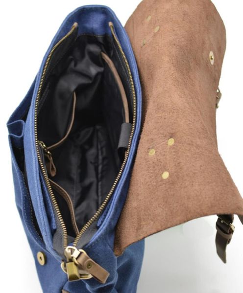 Чоловіча сумка-портфель шкіра та canvas TARWA RK-3960-4lx RH-3960-4lx фото