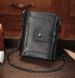 Чоловічий гаманець розкладний чорний з ланцюжком TW230A Bull TW230A фото 2