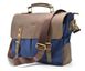 Чоловіча сумка-портфель шкіра та canvas TARWA RK-3960-4lx RH-3960-4lx фото