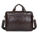 Практична сумка портфель для чоловіків шкіряна бренду John McDee 7334Q JD7334Q фото 9
