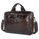 Практична сумка портфель для чоловіків шкіряна бренду John McDee 7334Q JD7334Q фото 1