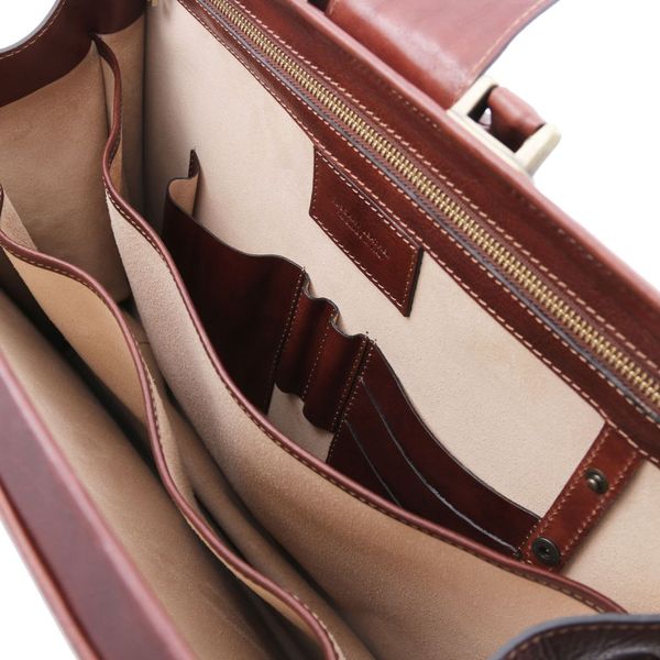 Canova - Шкіряна сумка для лікаря Портфель 3 Відсіки TL141826 Чорний TL141826 фото