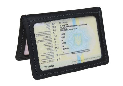 Обкладинка для водійських документів прав посвідчень ID паспорта SULLIVAN 50114 (5) чорна 50114(5) фото