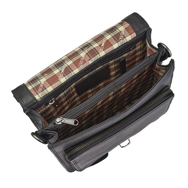 Чоловіча шкіряна сумка барсетка Hill Burry HB4004A з ручкою HB4004A фото