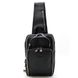 Шкіряний рюкзак Строп грудна сумка TARWA RA-0910-4lx Чорний RC-0910-4lx фото 9