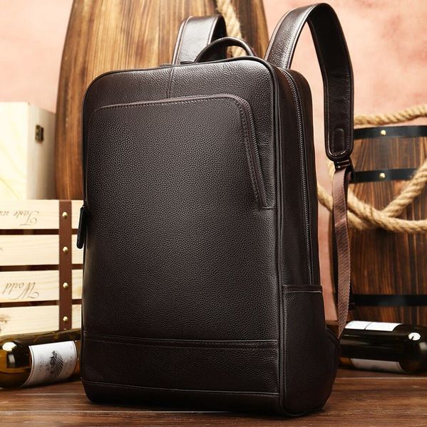 Шкіряний рюкзак темно кавовий bx050fc від Bexhil bx050fc фото