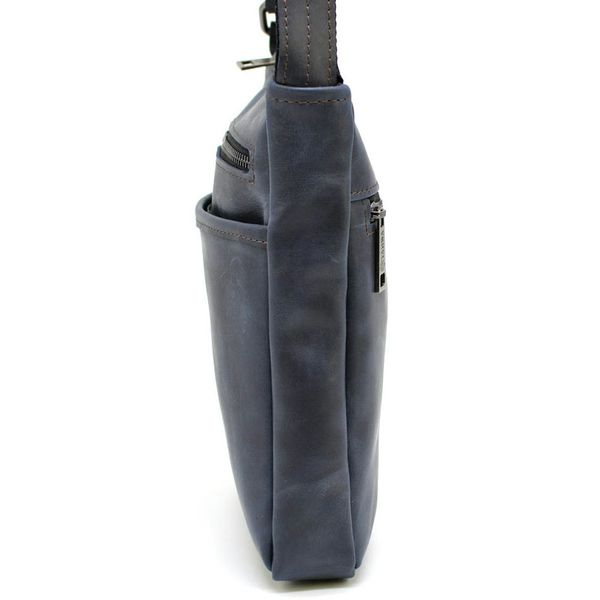 Чоловіча шкіряна сумка через плече RK-1300-3md TARWA синя GA-1300-3md фото