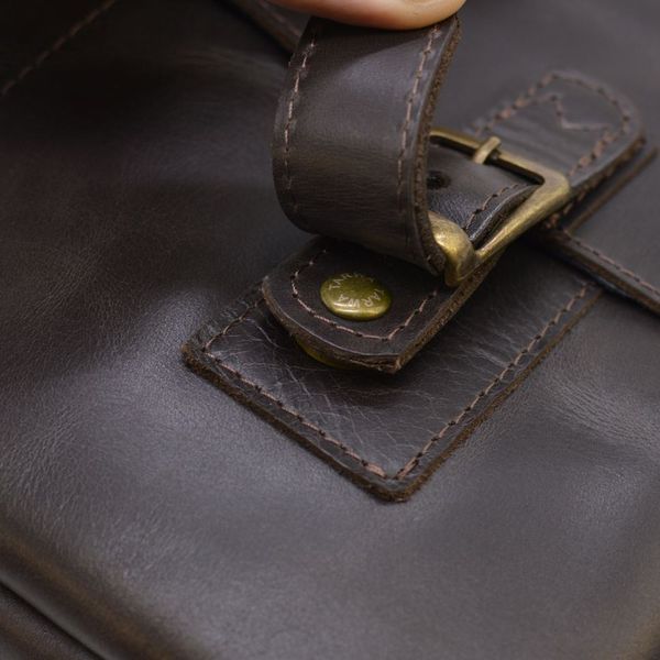 Мессенджер з натуральної шкіри, наплічна сумка TARWA, TC-6002-3md RE-6002-3md фото