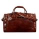 Велика шкіряна італійська дорожня сумка коричнева Time Resistance 5191701 5191701 фото 4