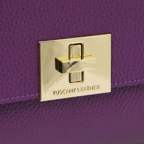 Silene - шкіряна конвертована рюкзак сумочка TL142152 Фіолетова TL142152 фото
