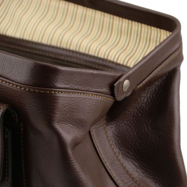 Leonardo - Ексклюзивна шкіряна сумка для лікаря TL142072 Темно -коричневий TL142072 фото