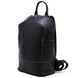 Жіночий чорний шкіряний рюкзак TARWA RA-2008-3md середнього розміру RW-2008-3md фото 3