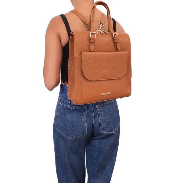 TL Bag - шкіряний рюкзак для жінок TL142211 Бренді TL142211 фото