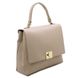Silene - шкіряна конвертована рюкзак сумочка TL142152 Світло -сірий -Браун TL142152 фото 2