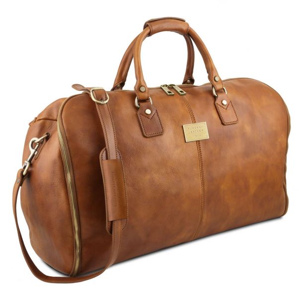 Antigua - Travel Leather Duffle/Warment Bag TL141538 BROWN TL141538 фото