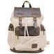 Рюкзак сірий (світлий) з парусини канвас і шкіри RGj-0010-4lx від бренду TARWA RH-0010- 4lx фото 4