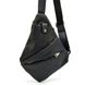 Рюкзак косуха на одне плече RA-6402-4lx чорна бренд TARWA блискавка нікель GA-6402-4lx фото