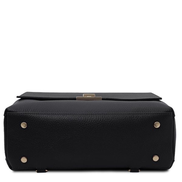 Silene - шкіряна конвертована рюкзак сумочка TL142152 Чорний TL142152 фото
