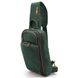 Шкіряний рюкзак слінг на одне плече TARWA RE-0910-4lx зелений колір RC-0910-4lx фото 1