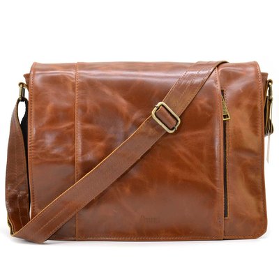 Чоловіча сумка-листоноша з натуральної шкіри CQ-7338-3md бренду TARWA CQ-7338-3md фото