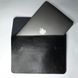 Шкіряний чохол для MacBook 13', чорний 613610 фото 2