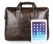Модна шкіряна сумка для ноутбука, колір кава, John McDee, JD7167C-1 JD7167C-1 фото 9