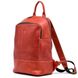 Жіночий червоний шкіряний рюкзак TARWA RR-2008-3md середнього розміру RW-2008-3md фото 5
