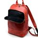 Жіночий червоний шкіряний рюкзак TARWA RR-2008-3md середнього розміру RW-2008-3md фото 11