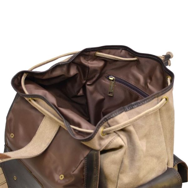 Міський рюкзак Урбан в комбінації канвас та шкіра RSc-6680-4lx TARWA RSc-6680-4lx фото