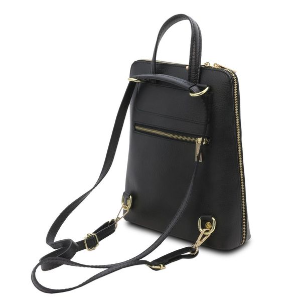 TL Bag - невеликий шкіряний рюкзак для жінок TL142092 Чорний TL142092 фото