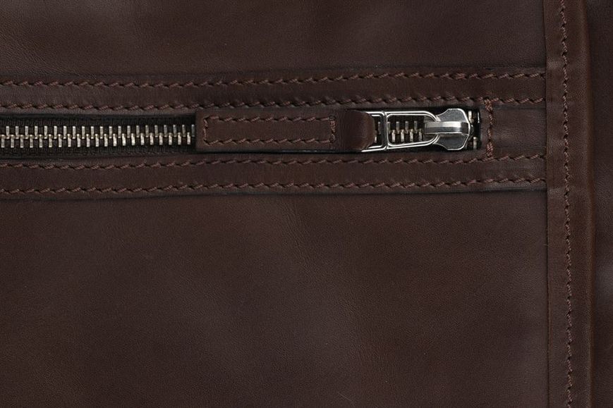 Шкіряна сумка через плече коричнева M110br John McDee M110br фото