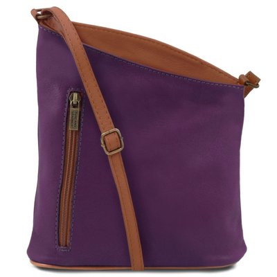 TL Bag - Міні -менекс сумка над плечем м'якої шкіри TL141111 Фіолетова TL141111 фото