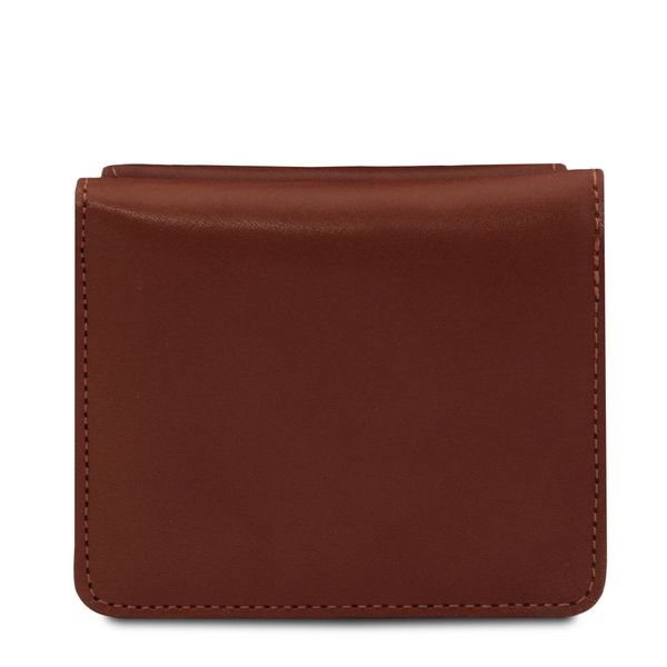 Ексклюзивний шкіряний гаманець з монетами кишенькову TL142059 коричневий TL142059 фото