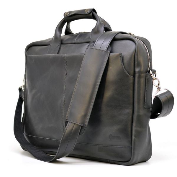 Чоловіча сумка для ноутбука 17 "з натуральної шкіри RA-1019-4lx від TARWA RA-1019-4lx фото