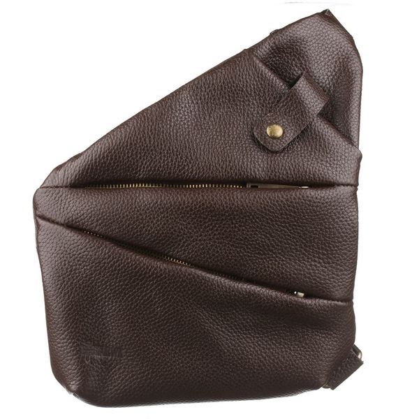 Чоловіча плечова сумка слінг FC-6402-3MD коричнева флотар, бренд TARWA GA-6402-4lx фото