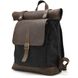 Рол-ап рюкзак зі шкіри та канвас TARWA RGc-5191-3md сірий RGc-5191-3md фото 1