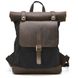 Рол-ап рюкзак зі шкіри та канвас TARWA RGc-5191-3md сірий RGc-5191-3md фото 3