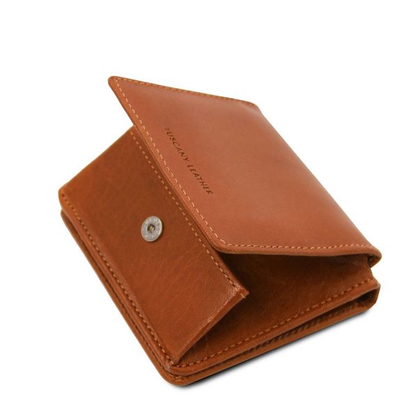 Ексклюзивний шкіряний гаманець з монетою кишенькову TL142059 Мед TL142059 фото