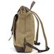 Ролл-ап рюкзак зі шкіри та пісочний канвас TARWA RSc-5191-3md RGc-5191-3md фото 4