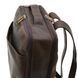 Шкіряний чоловічий коричневий рюкзак RC-7281-3md з передньою кишенею на блискавці RC-7281-3md фото 4