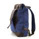 Рол-ап рюкзак зі шкіри та синій канвас TARWA RKc-5191-3md RGc-5191-3md фото 7