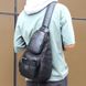 Великий рюкзак на одне плече сумка слінг John McDee чорний 4025A JD4025A фото 17