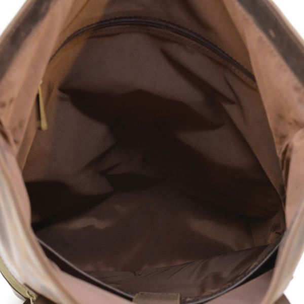 Ролл-ап міської рюкзак тканина канвас і кінська шкіра TARWA RH-3462-4lx RH-3462-4lx фото